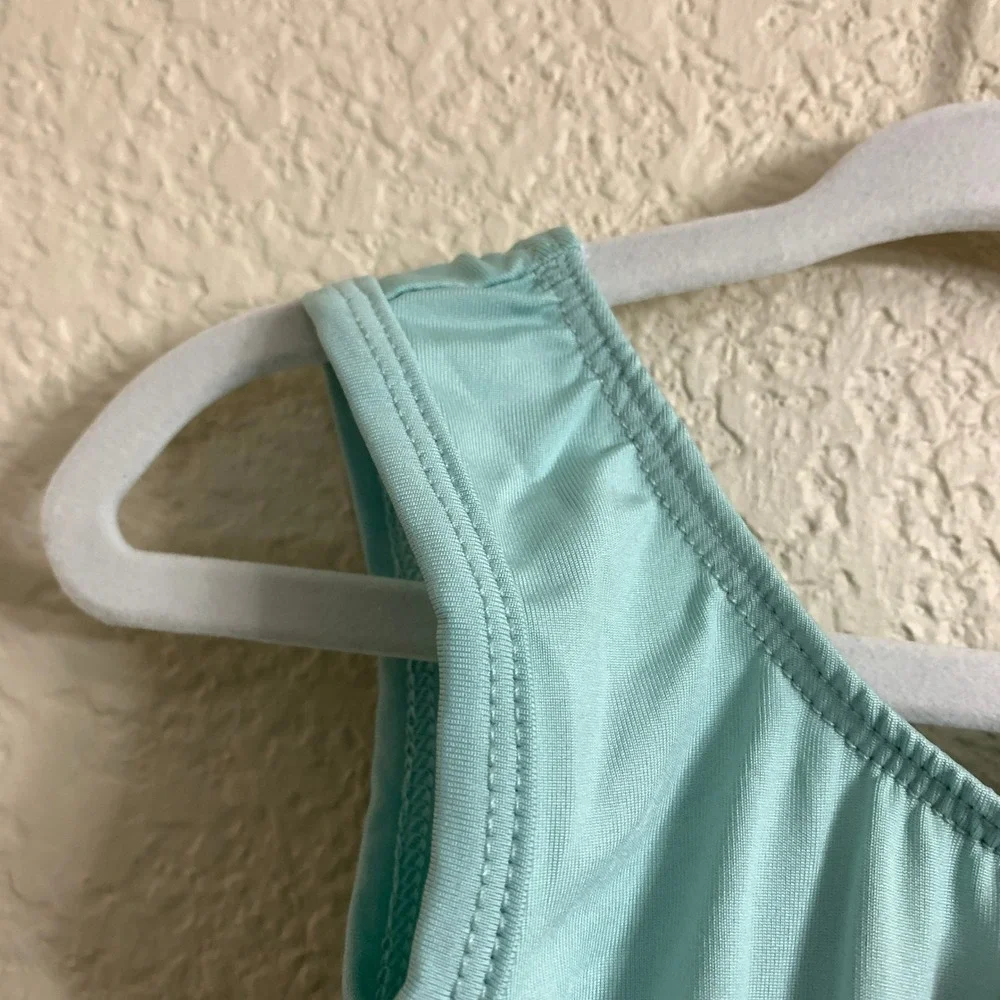 Mila & Rose Ballerina Aqua Tulle Tank Ballet‎ Tutu Dress Size 6-12M